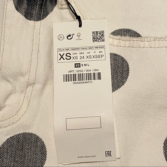 New ZARA denim mini skirt - Picture 7 of 7